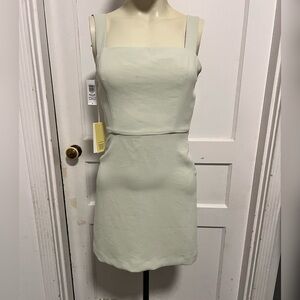 Aritzia Wilfred Aperature Tie-Back Dress Rainwash Green Size 00 New W/ Tag $138